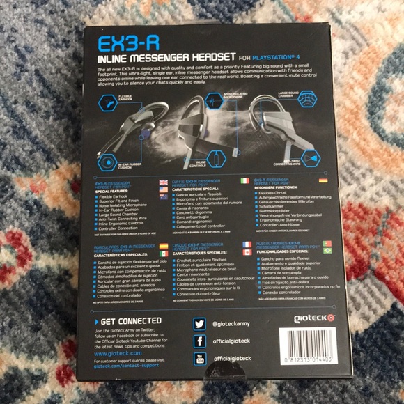 Gioteck Ex3-R In-line Messenger Headset - Picture 5 of 5